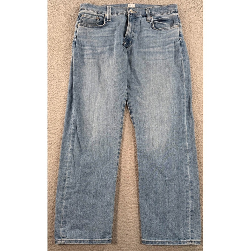 Edwin Jamie Boyfriend Jeans Women 28 (30x26) Blue Denim Mid Rise Straight Leg